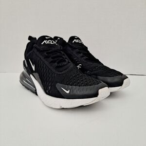 Women's Nike Air Max 270 Black Anthracite White Running Sneaker AH6789-001 Sz 7